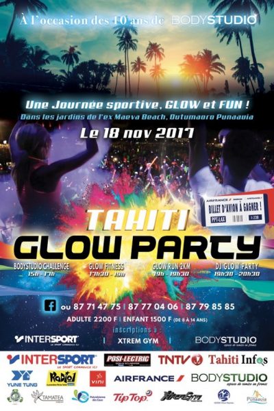 Affiche Tahiti Glove Party